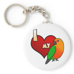I Love my Jenday Conure Keychain