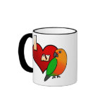 I Love my Jenday Conure mugs