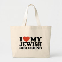 I Love My Jewish Girlfriend Canvas Bag