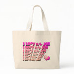 I love my job! tote bags