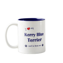 I Love My Kerry Blue Terrier (Male Dog) Mug