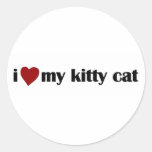 I Love My Kitty Cat Sticker