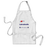 I Love My Labradoodle (Male Dog) Apron