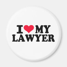 I love my Lawyer Refrigerator Magnet