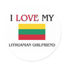 I Love My Lithuanian Girlfriend stickers