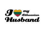 I love my Lithuanian Husband t-shirts