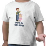I Love My Little Sister Boy and Little Girl T-shirt