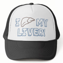 I Love My Liver Mesh Hat