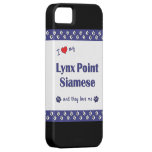 I Love My Lynx Point Siamese (Multiple Cats) iPhone 5 Cover