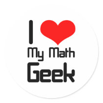 I love my math geek sticker