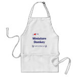 I Love My Miniature Donkey (Male Donkey) Apron