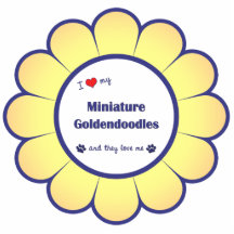I Love My Miniature Goldendoodles (Multiple Dogs) Photo Sculpture