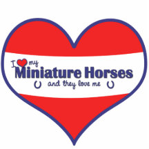 I Love My Miniature Horses (Multiple Horses) Photo Cutout