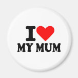 I love my mum refrigerator magnets