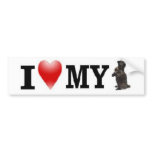 I love my Munchkin- Bumper Sticker bumper stickers