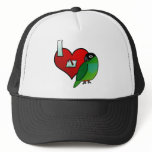 I Love my Nanday Conure hats