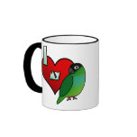 I Love my Nanday Conure mugs