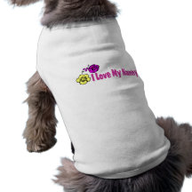 I Love My Nanny Dog T Shirt