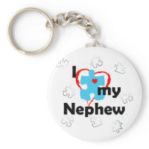 I Love My Nephew - Autism keychains