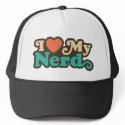 I Love My Nerd hats