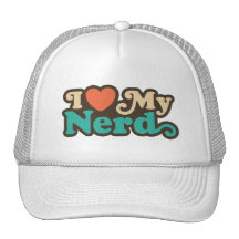 I Love My Nerd Mesh Hats