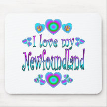 I Love My Newfoundland Mouse Mat