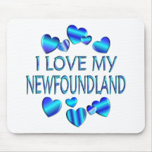 I Love My Newfoundland Mouse Mats