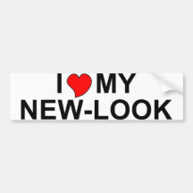 I Love My Newlook Bumper Stickers