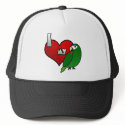 I Love my Noble Macaw hats