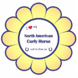 I Love My North American Curly Horse (Male Horse) Photo Cutouts