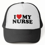I Love My Nurse hats