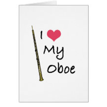 I Love My Oboe Cards