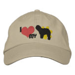 I Love my Old English Sheepdog Embroidered Hat
