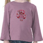 I love My Opa Rag Doll & Hearts T Shirt