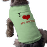 I love my owner dog ribbed tank tops