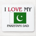 I Love My Pakistani Dad mousepads