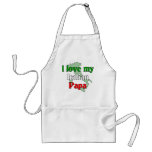 I Love My Papa aprons