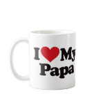 I Love My Papa mugs