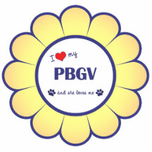 I Love My PBGV (Female Dog) Photo Sculptures