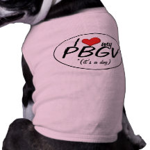 I Love My PBGV (It's a Dog) Doggie Tee
