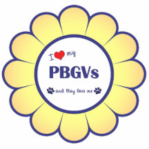 I Love My PBGVs (Multiple Dogs) Cut Outs