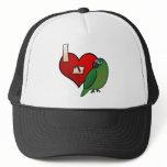I Love my Peach Front Conure hats