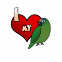 I Love my Peach Front Conure T-Shirt