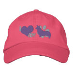 I Love my Pembroke Welsh Corgi Embroidered Hat embroidered hats