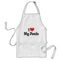 I Love My Penis aprons