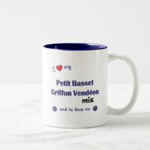 I Love My Petit Basset Griffon Vendeen Mix (Male) Mug