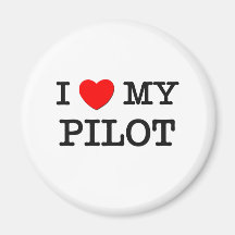 I Love My PILOT Magnets
