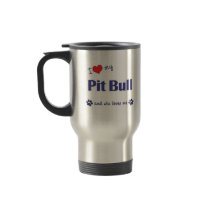 I Love My Pit Bull (Female Dog) Coffee Mug