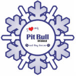 I Love My Pit Bull Mixes (Multiple Dogs) Photo Cutout