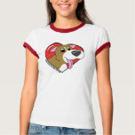 I Love my Pit Bull TShirt (Cartoon)